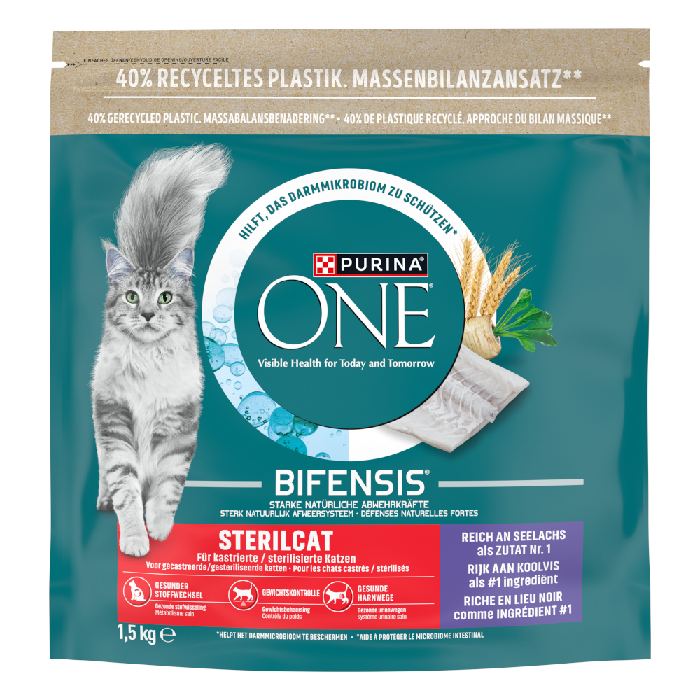 PURINA ONE SterilCat Seelachs - Sparpaket: 6 x 1,5 kg PURINA ONE SterilCat Seelachs - Sparpaket: 6 x 1,5 kg von Purina One