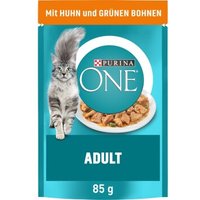 Purina ONE Adult 26x85g mit Huhn und grünen Bohnen Purina ONE Adult 26x85g mit Huhn und grünen Bohnen von Purina One