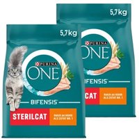 Purina ONE Bifensis Sterilcat Huhn 2x5,7 kg von Purina One