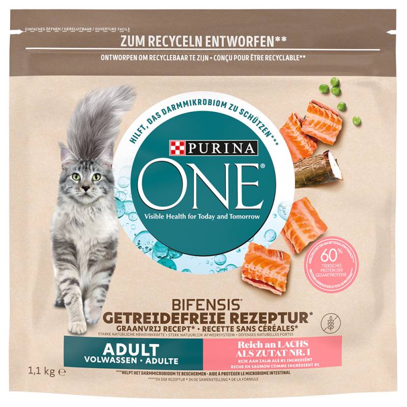 PURINA ONE Grain Free Adult Lachs - 1,1 kg von Purina One