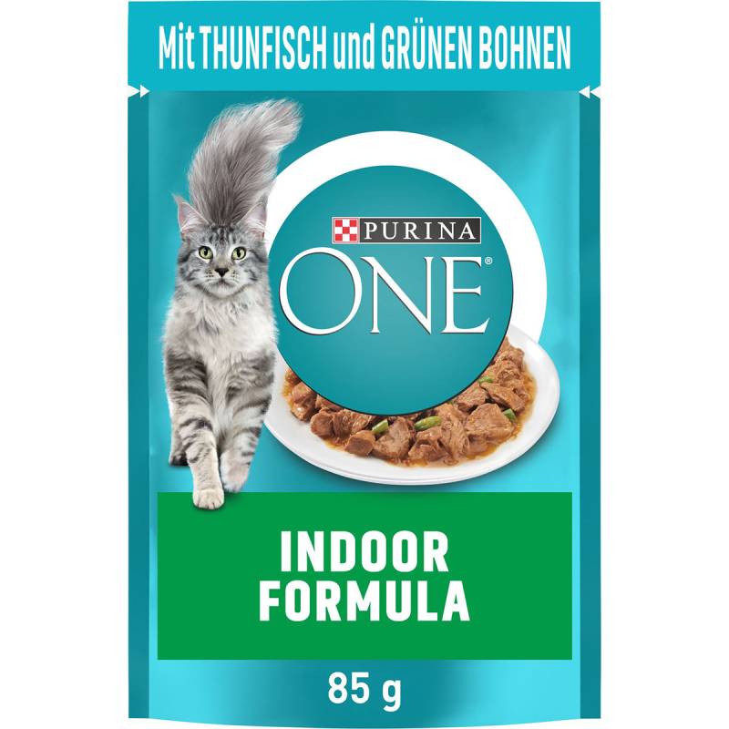 PURINA ONE INDOOR FORMULA in Sauce Thunfisch 26x85g von Purina One