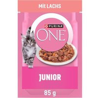 Purina ONE Junior Lachs 26x85g von Purina One