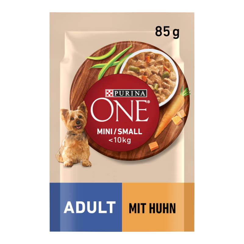 Purina ONE Mini Adult Huhn - 26 x 85 g von Purina One