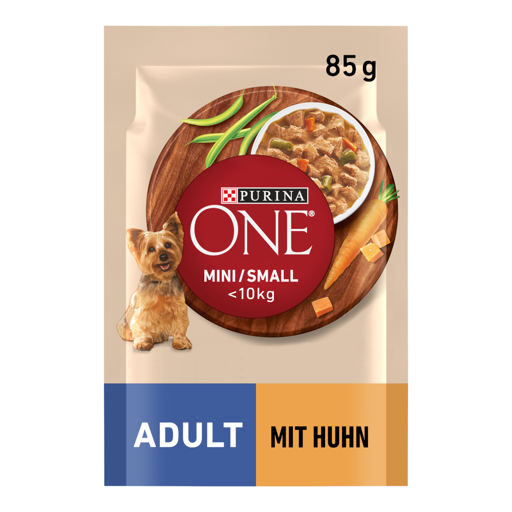 Purina ONE Mini Adult Huhn - 26 x 85 g von Purina One