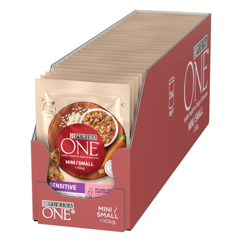 Purina ONE Mini Sensitive - 26 x 85 g von Purina One