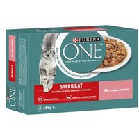 Purina ONE STERILCAT Nassfutter Katze Adult zarte Stückchen in Sauce 8x85 g Purina ONE STERILCAT Nassfutter Katze Adult zarte Stückchen in Sauce 8x85 g von Purina One