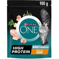 Purina ONE Trockenfutter Katze High Protein 900g Huhn von Purina One