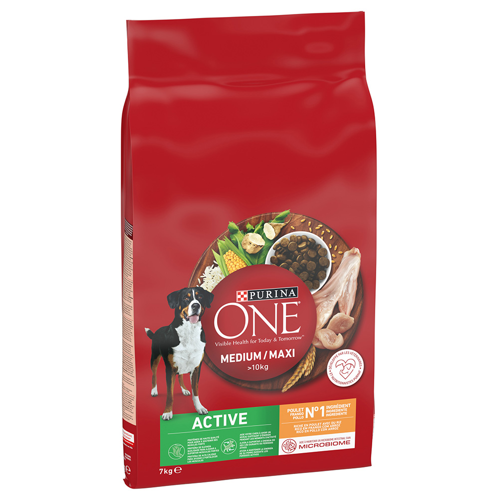 PURINA ONE Medium/Maxi Active Huhn - Sparpaket: 2 x 7 kg PURINA ONE Medium/Maxi Active Huhn - Sparpaket: 2 x 7 kg von Purina One