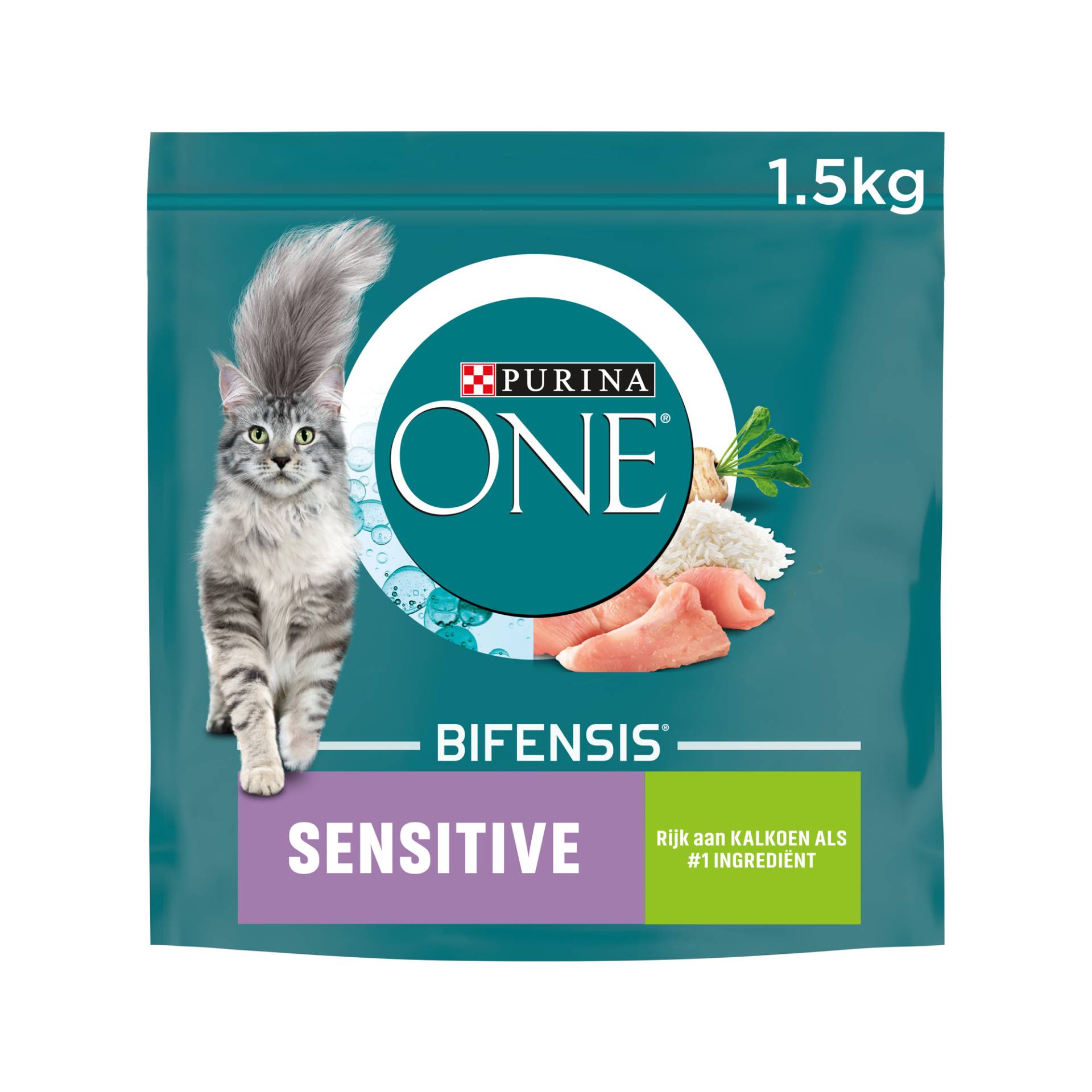 Purina One Sensitive - Pute/Reis - 2 x 1.5 kg Purina One Sensitive - Pute/Reis - 2 x 1.5 kg von Purina One