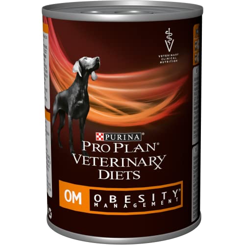 Pro Plan Veterinary Diets Canine OM Obesity Management 12 x 400 g diätetisches Alleinfuttermittel für ausgewachsene Hunde zur Verringerung von Übergewicht von Purina