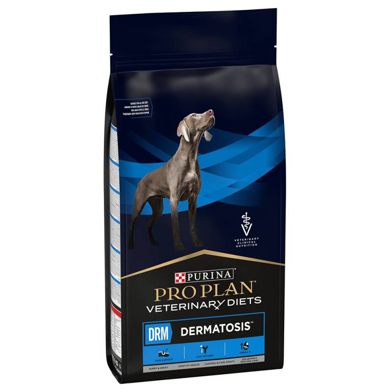 2 x 11 kg / 12 kg PURINA PRO PLAN zum Sonderpreis! - Veterinary Diets DRM Dermatosis 2 x 12 kg von Purina Pro Plan Veterinary Diets