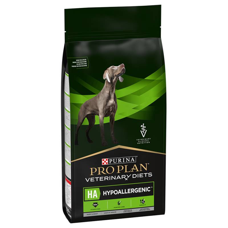 2 x 11 kg / 12 kg PURINA PRO PLAN zum Sonderpreis! - Veterinary Diets HA Hypoallergenic 2 x 11 kg von Purina Pro Plan Veterinary Diets