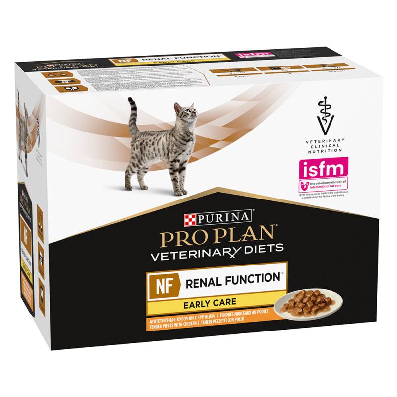 2 x PURINA PRO PLAN Feline zum Sonderpreis! - Veterinary Diets NF Early Care Huhn (2 x 10 x 85 g) von Purina Pro Plan Veterinary Diets
