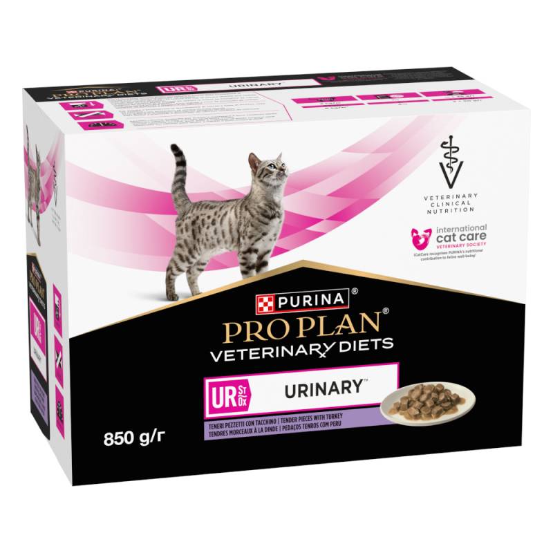 2 x PURINA PRO PLAN Feline zum Sonderpreis! - Veterinary Diets UR ST/OX - Urinary Truthahn (2 x 10 x 85 g) von Purina Pro Plan Veterinary Diets