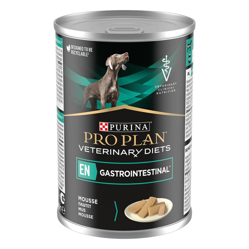 2 x PURINA PRO PLAN Veterinary Diets Mousse zum Sonderpreis! - EN Gastro 2 x 400 g von Purina Pro Plan Veterinary Diets