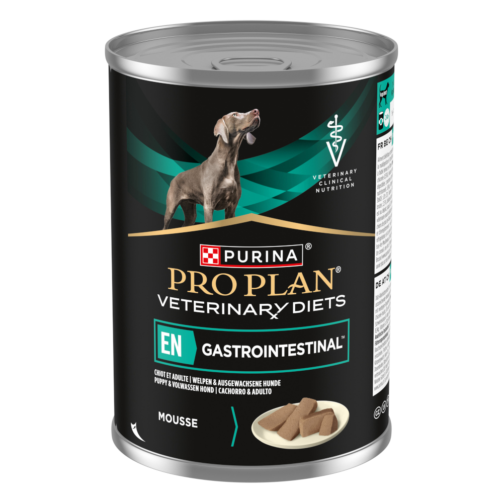 2 x PURINA PRO PLAN Veterinary Diets Mousse zum Sonderpreis! - EN Gastro 2 x 400 g von Purina Pro Plan Veterinary Diets