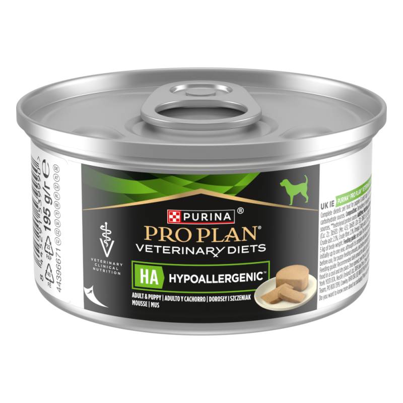2 x PURINA PRO PLAN Veterinary Diets Mousse zum Sonderpreis! - Hypoallergenic 2 x (24 x 195 g) von Purina Pro Plan Veterinary Diets