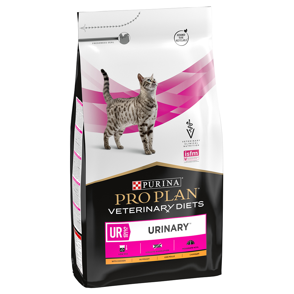 2 x PURINA PRO PLAN Veterinary Diets zum Sonderpreis! - UR ST/OX Urinary Huhn (2 x 5 kg) von Purina Pro Plan Veterinary Diets