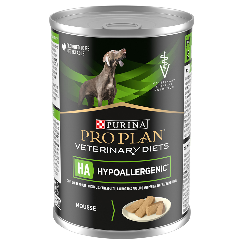 PURINA PRO PLAN Veterinary Diets Canine Mousse Hypoallergenic - Sparpaket: 3 x 400 g PURINA PRO PLAN Veterinary Diets Canine Mousse Hypoallergenic - Sparpaket: 3 x 400 g von Purina Pro Plan Veterinary Diets