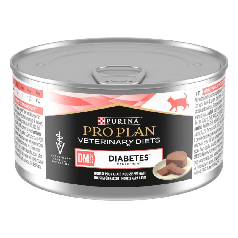 PURINA PRO PLAN Veterinary Diets Feline DM ST/OX Diabetes Management Mousse - 24 x 195 g von Purina Pro Plan Veterinary Diets