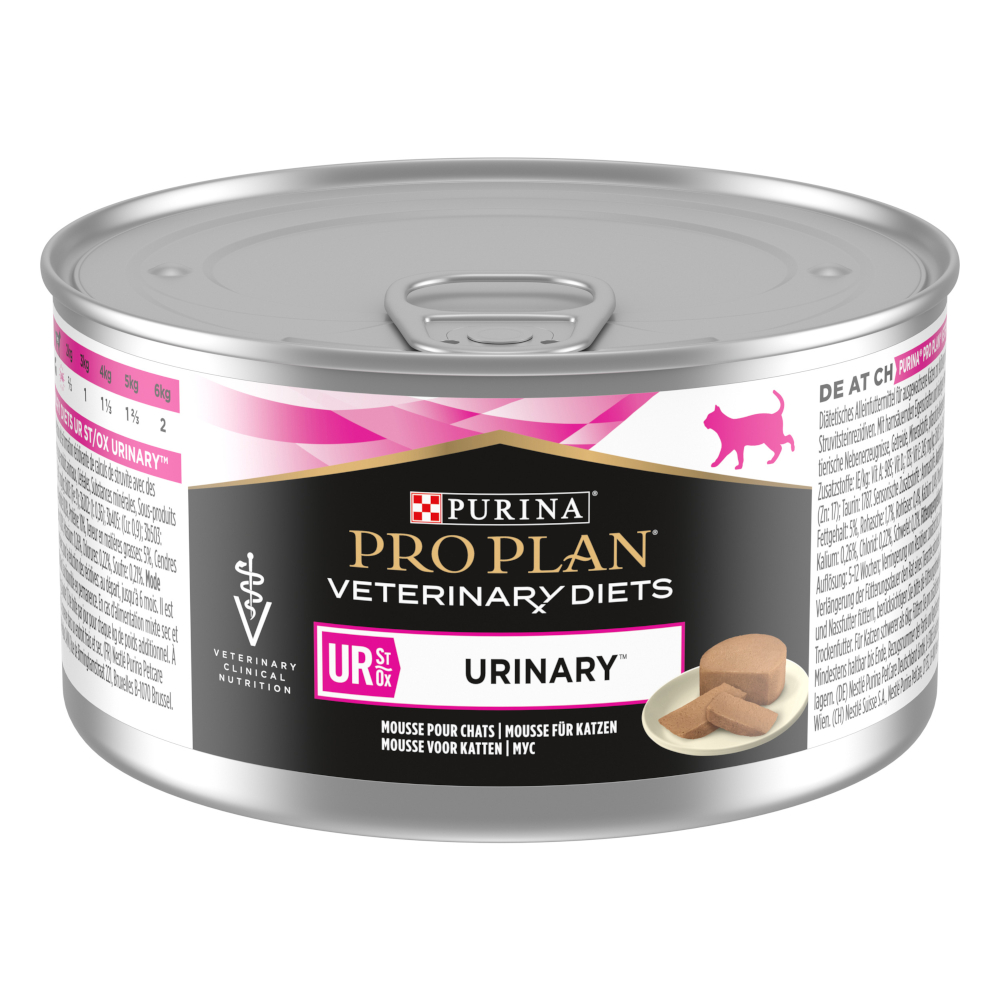 PURINA PRO PLAN Veterinary Diets Feline UR ST/OX - Urinary Mousse - 24 x 195 g PURINA PRO PLAN Veterinary Diets Feline UR ST/OX - Urinary Mousse - 24 x 195 g von Purina Pro Plan Veterinary Diets