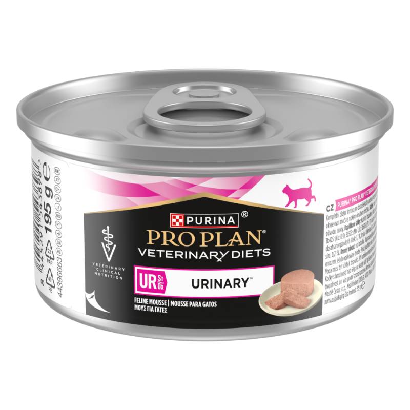 PURINA PRO PLAN Veterinary Diets Feline UR ST/OX - Urinary Mousse - Sparpaket: 48 x 195 g von Purina Pro Plan Veterinary Diets