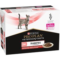 PURINA PRO PLAN Veterinary Diets Feline DM ST/OX - Diabetes Management Rind - 10 x 85 g von Purina Pro Plan Veterinary Diets