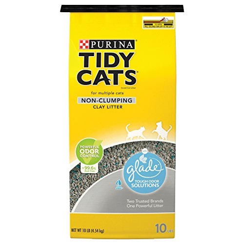 Purina Tidy Cats Glade Tough Odor Solutions Katzenstreu, ohne Klumpen, transparent, 4,5 kg Beutel von Tidy Cats