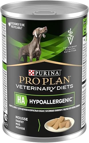 PROPLAN DIETA Canine HA HYPOALL 12X400GR, Schwarz, Standard von Purina Veterinary Diets