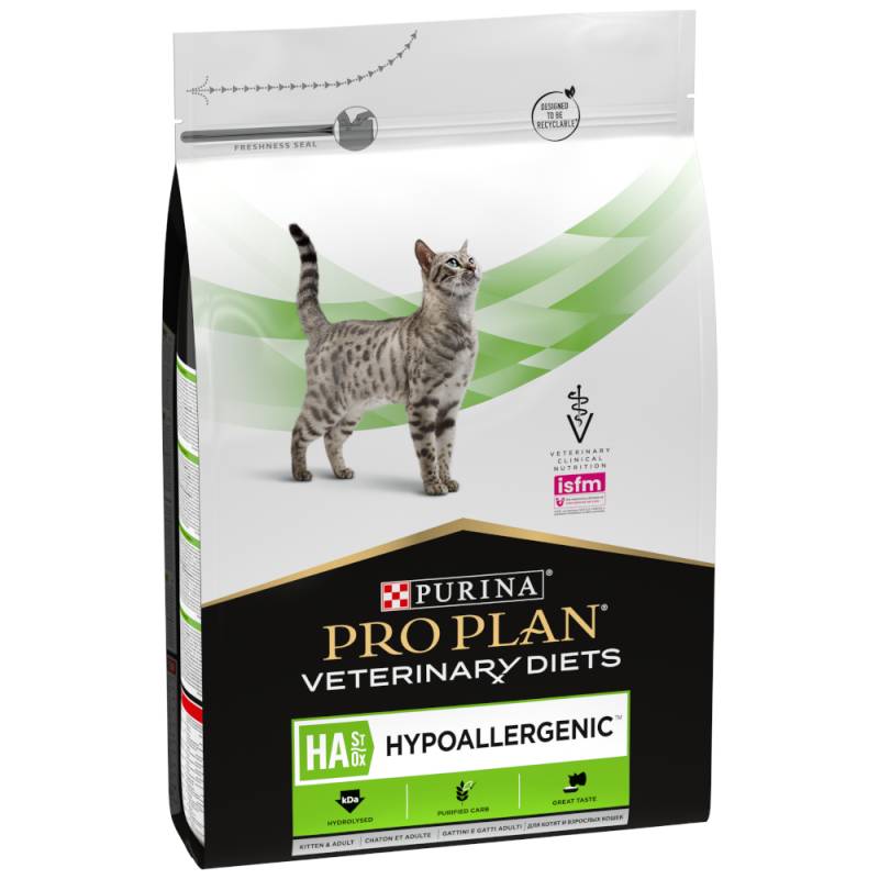 PURINA PRO PLAN Veterinary Diets Feline HA ST/OX - Hypoallergenic - Sparpaket: 3 x 3,5 kg von Purina Pro Plan Veterinary Diets