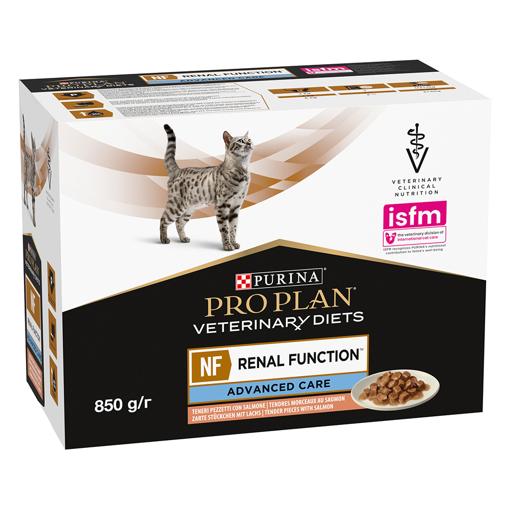 PURINA PRO PLAN Veterinary Diets Feline NF Advanced Care Lachs - 10 x 85 g von Purina Pro Plan Veterinary Diets