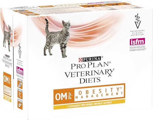 PRO PLAN Vet Feline OM Obesity CAJA Pouch 10X85GR von Purina Veterinary Diets