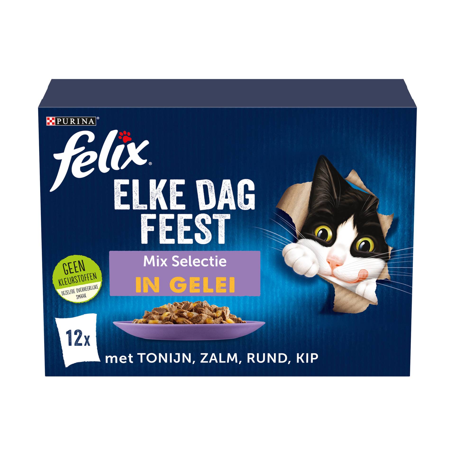 FELIX Tägliches Festmahl - Mix Box - 24 x 85 gram von Purina