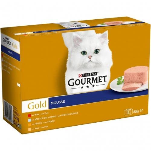 Gourmet - GOURMET GOLD Multipack Mousses Assortiments 4 Saveurs - 1.02 Kg von Gourmet