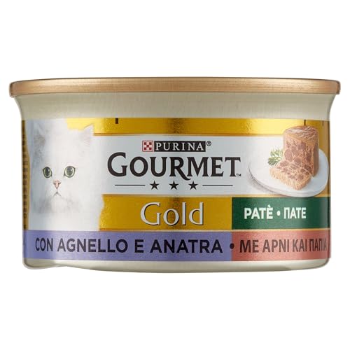 Gourmet Gold Pastete mit Lamm und Ente feuchte Katze, 85 g Gourmet Gold Pastete mit Lamm und Ente feuchte Katze, 85 g von Purina