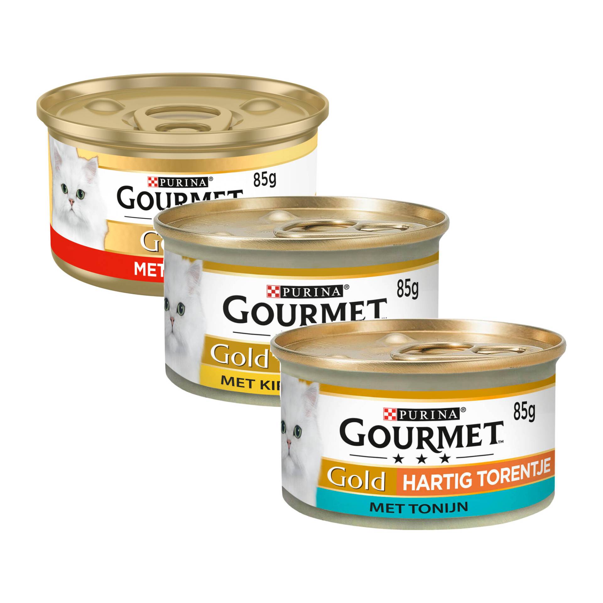 Gourmet Gold Savoury Turret - Huhn mit Karotte - 24 x 85 g von Purina