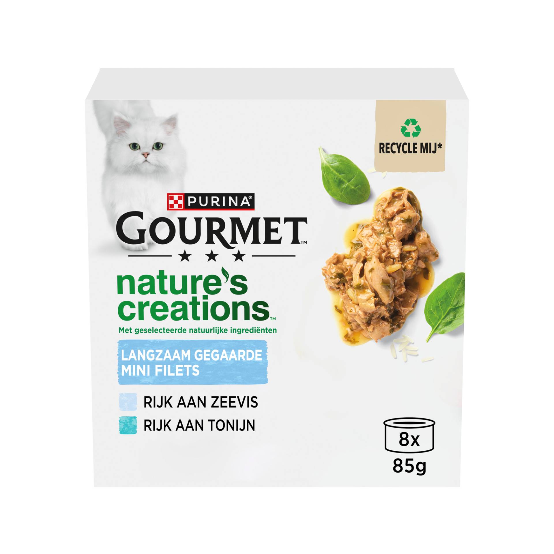 Gourmet Nature's Creations - Seefisch - 8 x 85 g von Purina