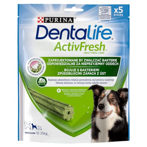 Leckereien Hundefleisch und Zähne Purina Dentalife ActiveFresh Medium 115g von Purina