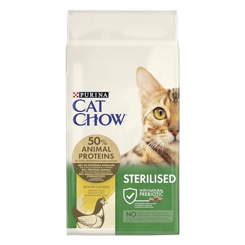 PURINA Cat Chow Sterilised Lebensmittel für trockene Katzen, F.Medium von Purina
