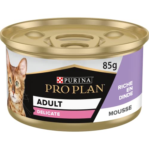 Pro-Plan Katze Latt. Delicate Truthahn, 24 x 85g von Purina