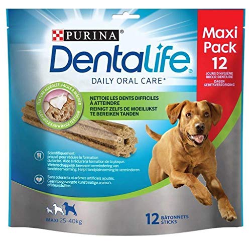 Nestlé DentaLife Kausticks für große Hunde, Maxi, 12 Sticks von Dentalife
