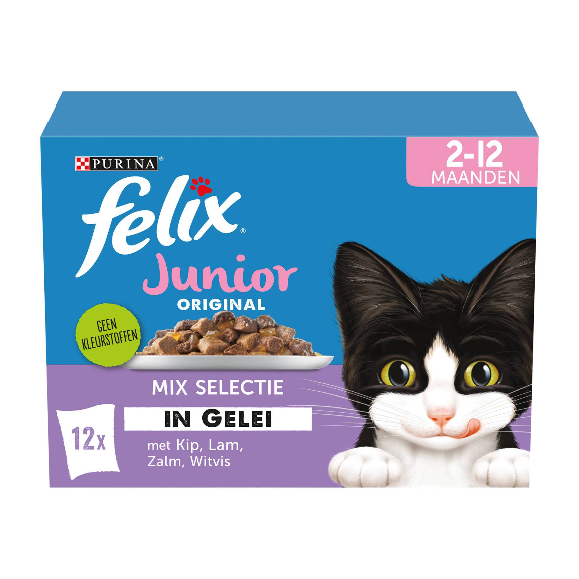 Purina Felix Original Junior Nassfutter - 4 Geschmacksrichtungen von Purina