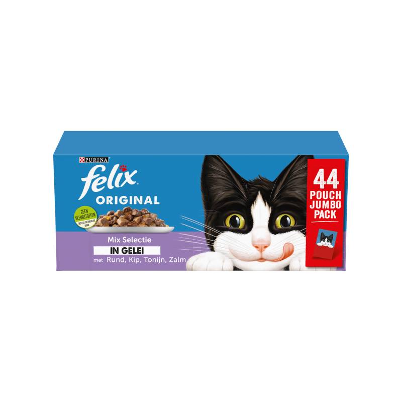 Purina Felix Original Mix Selection in Gelee - 44 x 85 g von Felix