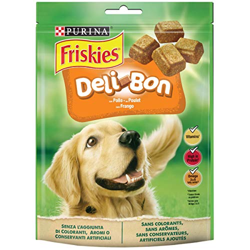 Purina Friskies DeliBon Snack Hunde mit Huhn, 130g von Friskies