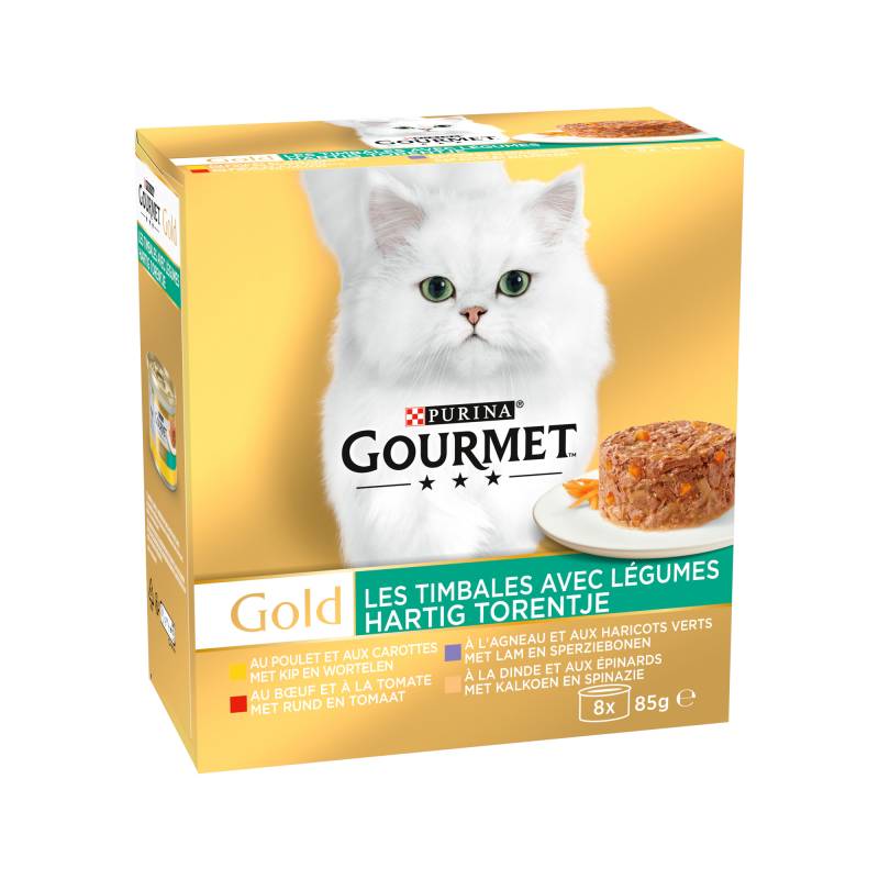 Purina Gourmet Gold - Savoury Turret - 16 x 85 g von Gourmet