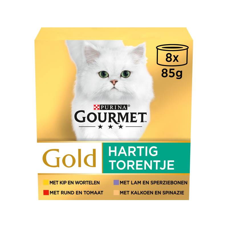 Purina Gourmet Gold - Savoury Turret - 8 x 85 g von Gourmet