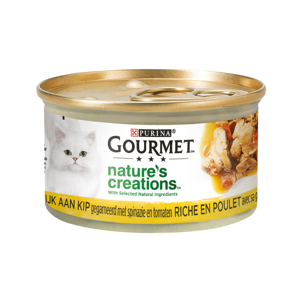 Purina Gourmet Nature's Creations Huhn - Dose - 48 x 85 g Purina Gourmet Nature's Creations Huhn - Dose - 48 x 85 g von Gourmet
