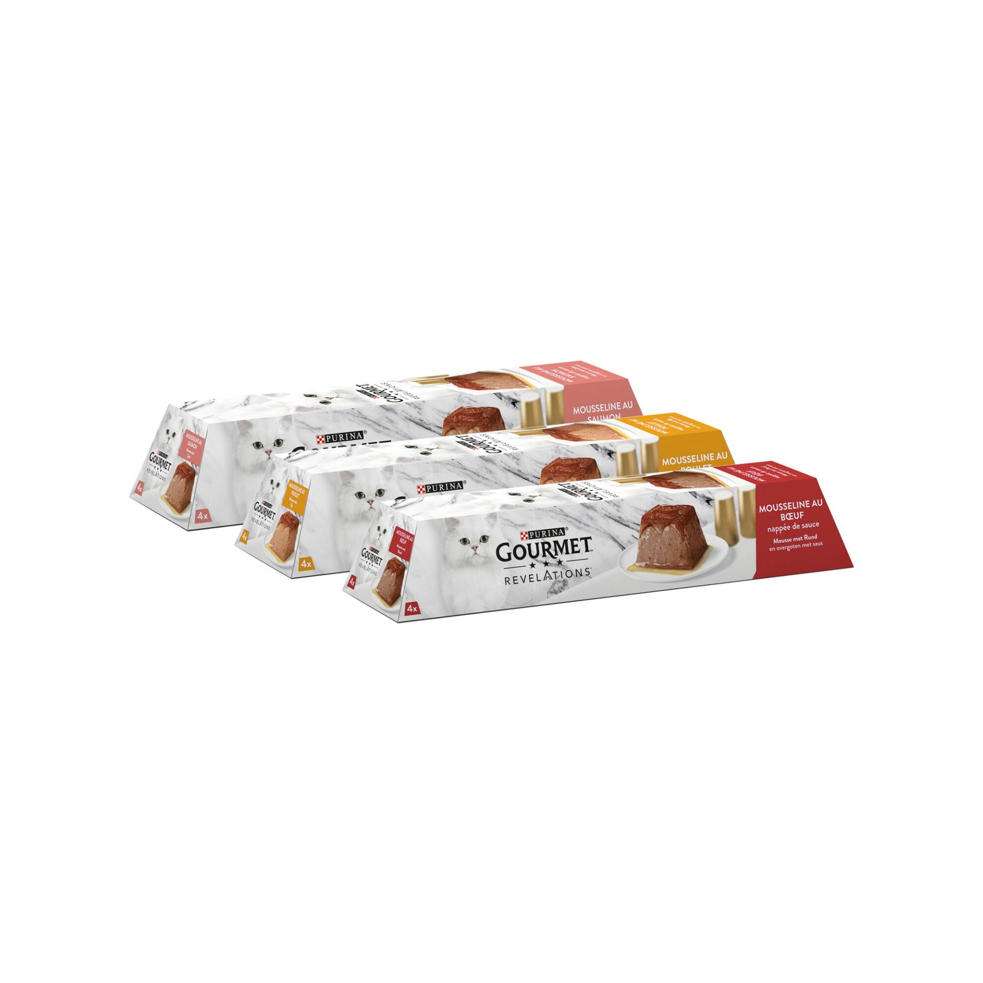 Purina Gourmet Revelations - Lachs - 4 x 57 g von Purina