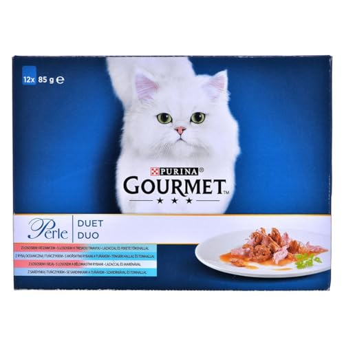 Purina Katzenfutter Gourmet Lachs Thunfisch Fisch 12 x 85 g Purina Katzenfutter Gourmet Lachs Thunfisch Fisch 12 x 85 g von Purina