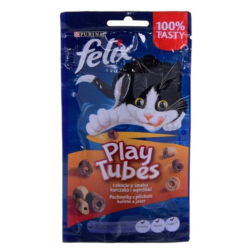 Purina Katzenfutter Play Tubes Huhn 50 g von Purina